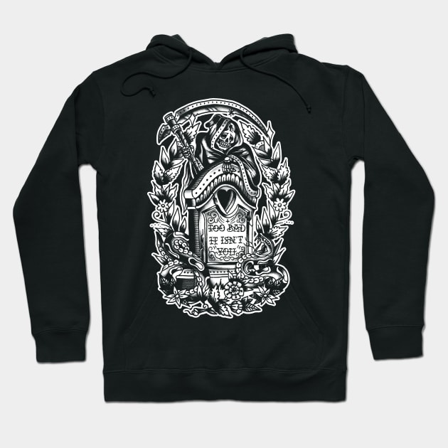 The Grim Reaper Hoodie by Don Chuck Carvalho